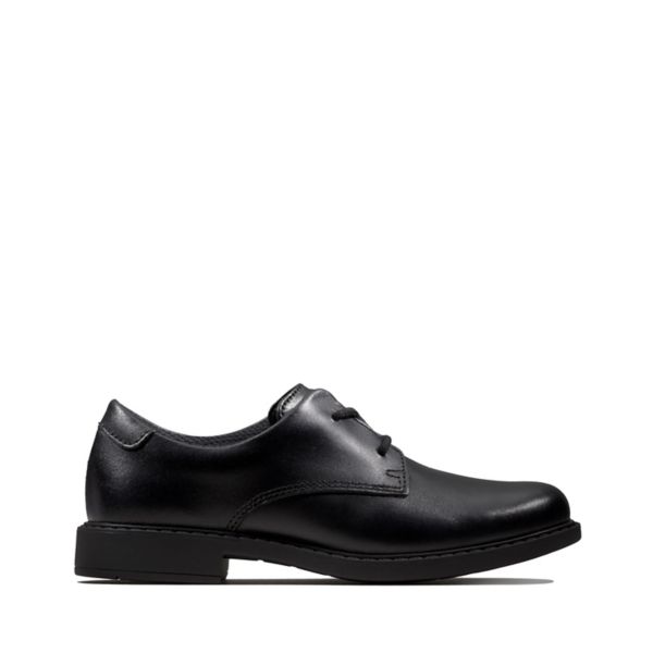Clarks Boys Scala Loop Kid School Shoes Black | USA-2431960